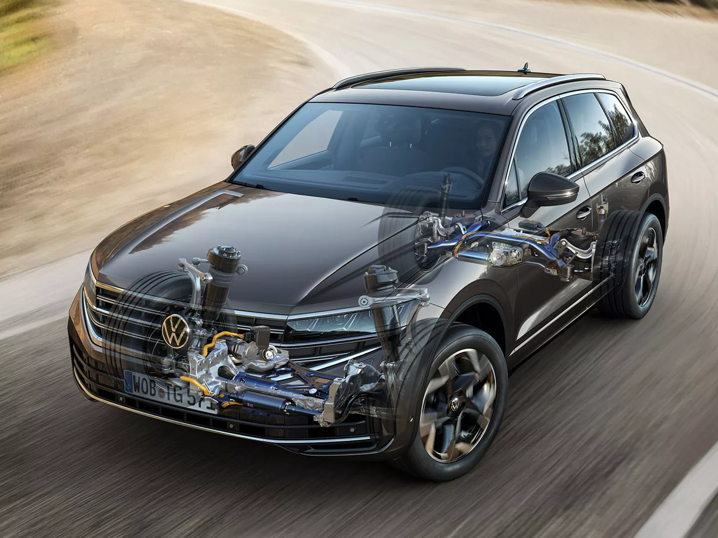 All Wheel Steering Touareg